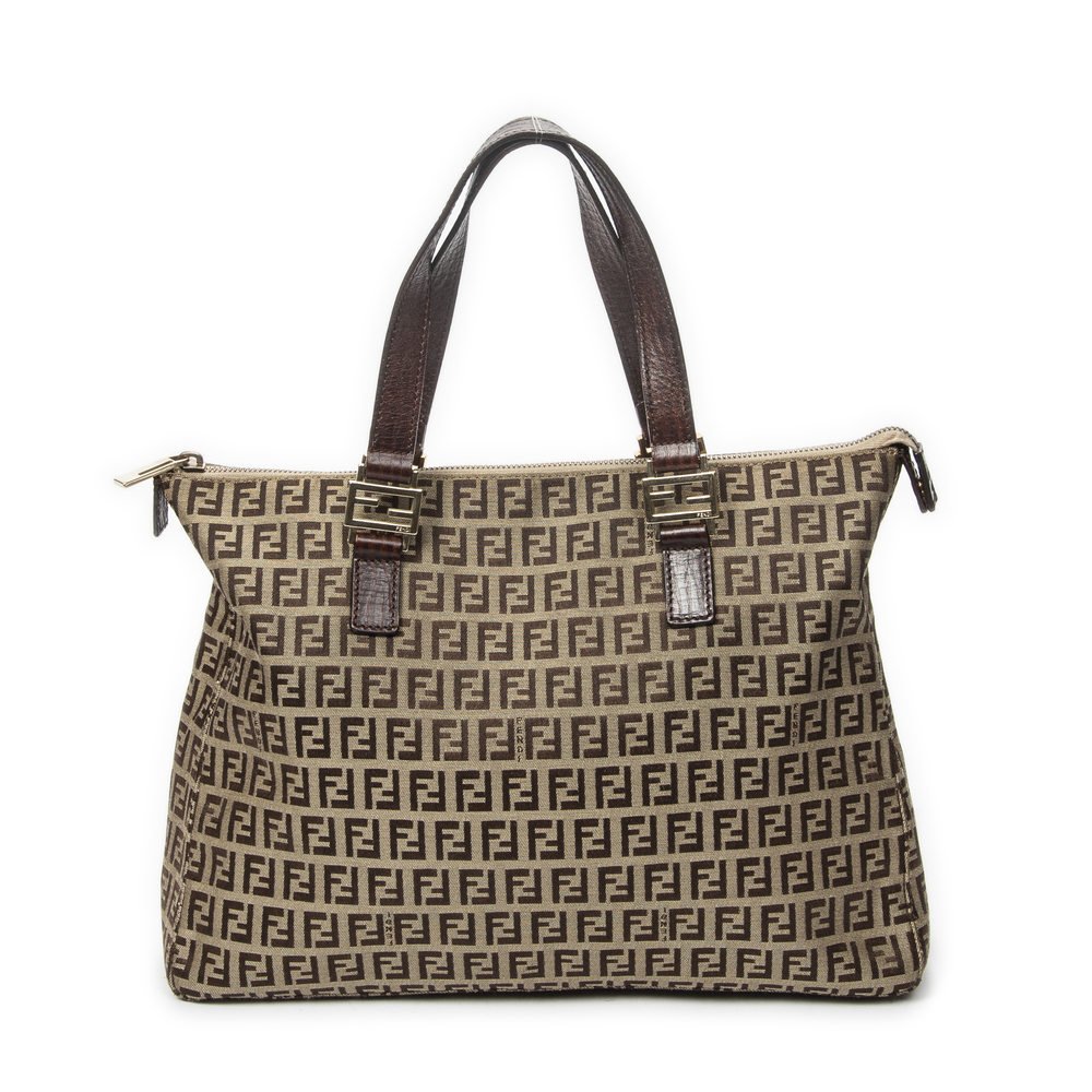 Fendi Square Zip Tote